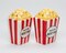 Ceramic Popcorn Salt and Pepper Shakers, Popcorn Lover Gift, Father's Day Gift